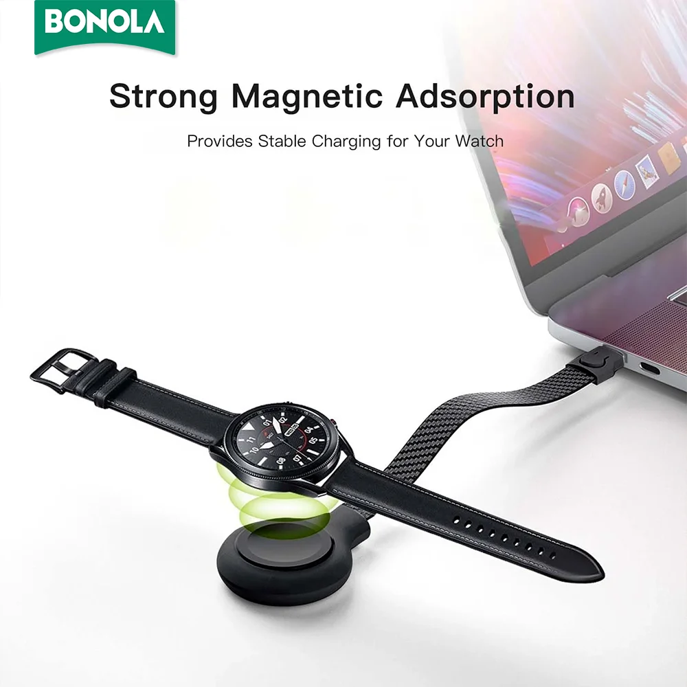 

Bonola USB Type C Magnetic Watch Charger for Samsung Ultra/7/6 Portable Lanyard Charging Cable for Galaxy Watch 5/4 Classic