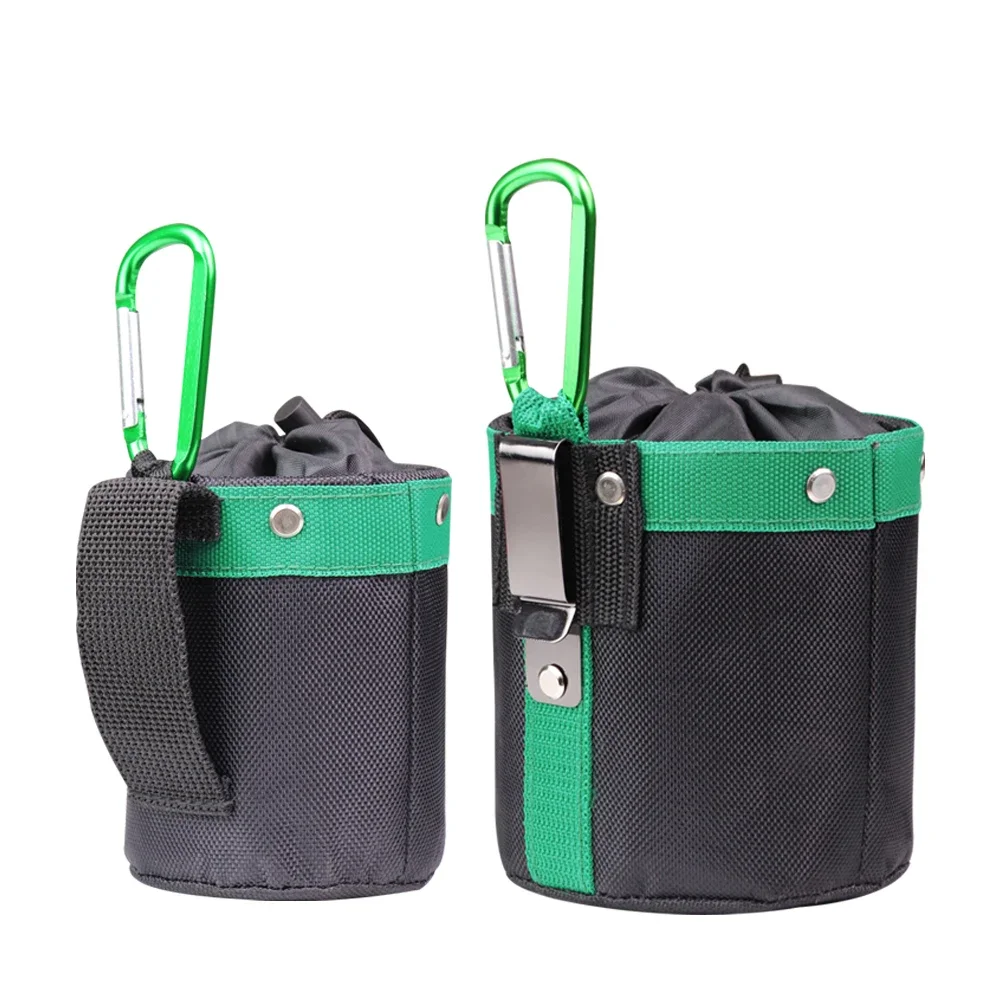 Multi-functional Stainless Nail Barrel Screw Bag Tool Waist Bag