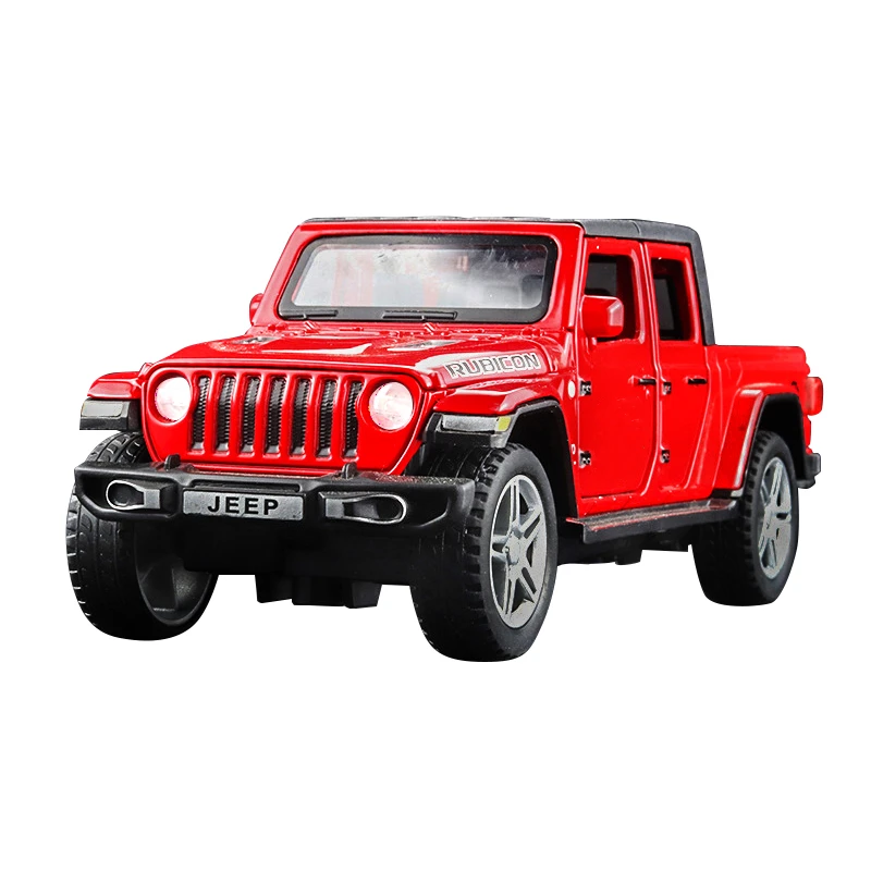 1:32 Jeeps Wrangler Gladiator Alloy Pickup Model Diecasts Metal Toy Off-road Vehicles Car Model Simulation Collection Gift