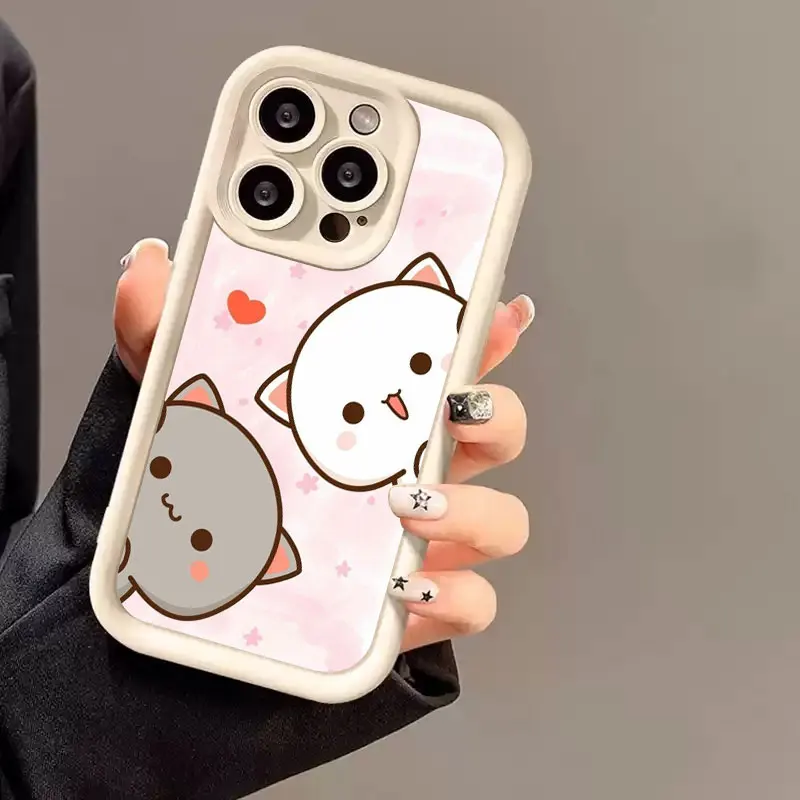 Cute BUBU  DUDU Soft Silicone Phone Case For Apple iPhone 12 13 Mini 11 14 15 16 Pro Max 7 8 Plus