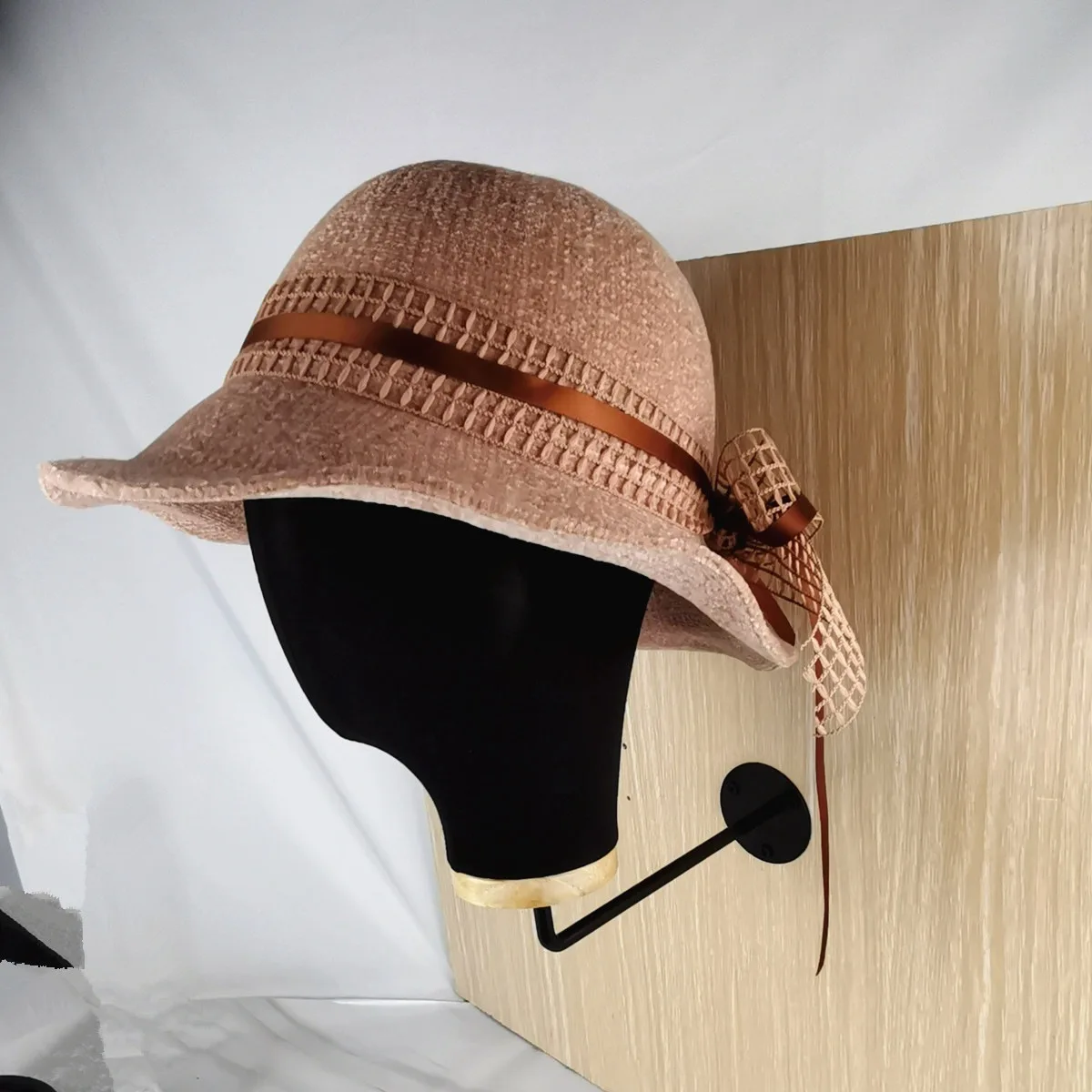 Soporte de cabeza de MANIQUÍ PARA pelucas, gancho montado en la pared, exhibición de sombreros, almacenamiento B, 1 piezas