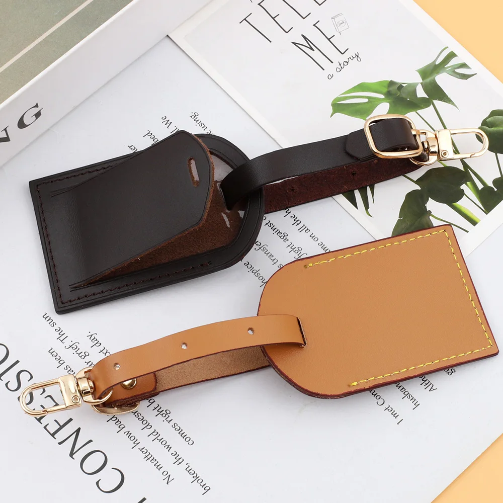 Solid Color Tree Paste Luggage Tag  Multiple Color Options Travel Accessories Women Men Suitcase ID Address Portable Label