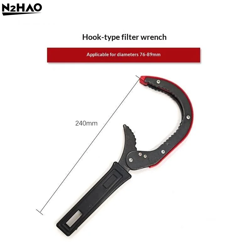 Adjustable Filter Lid Tool Heavy-Duty Tool Adjustable Filter Sizes Forged Steel Construction Filter Removal Tasks