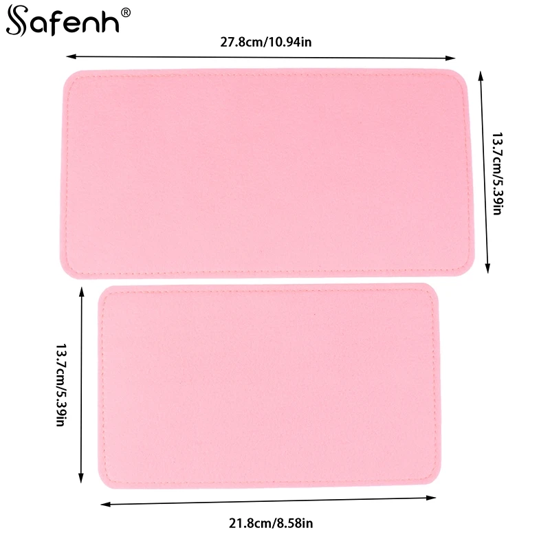 21.8/27.8CM Felt Base Shaper Fits For The Folding Handle Bag Bottom Plate Bag Collapse Cosmetic Bag Felt Makeup Bag Support Pad