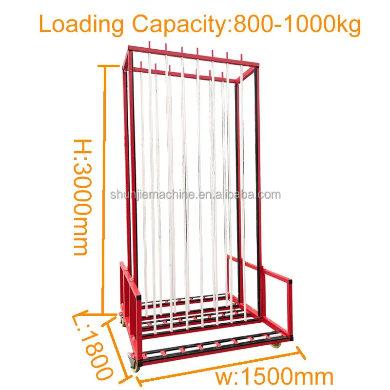 ขายส่ง 3 เมตรสูงสําเร็จรูปกรอบประตูชั้นเก็บลูกกลิ้งประตูแผ่นโลหะ Rack Movable Storage Cart
