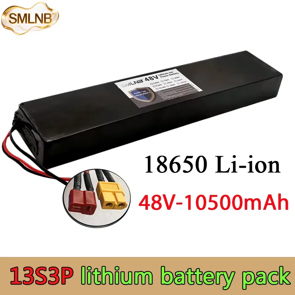 

48V 10.5Ah 13S3P Li-ion Battery Pack 18650 Lithium Battery XT60/DC for Scooters And Bicycles 13S3P 54.6V Battery Pack