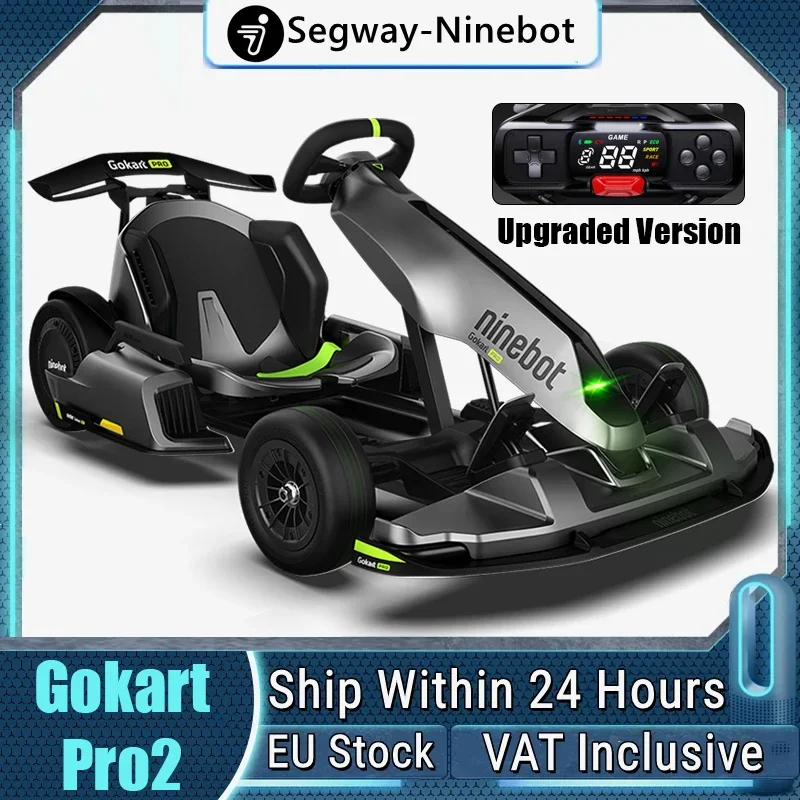 EU Stock Original Ninebot by Segway Electric GoKart Pro2 Outdoor Race Pedal Go Karting 4800W for Kid and Adults 43km/h Max Speed