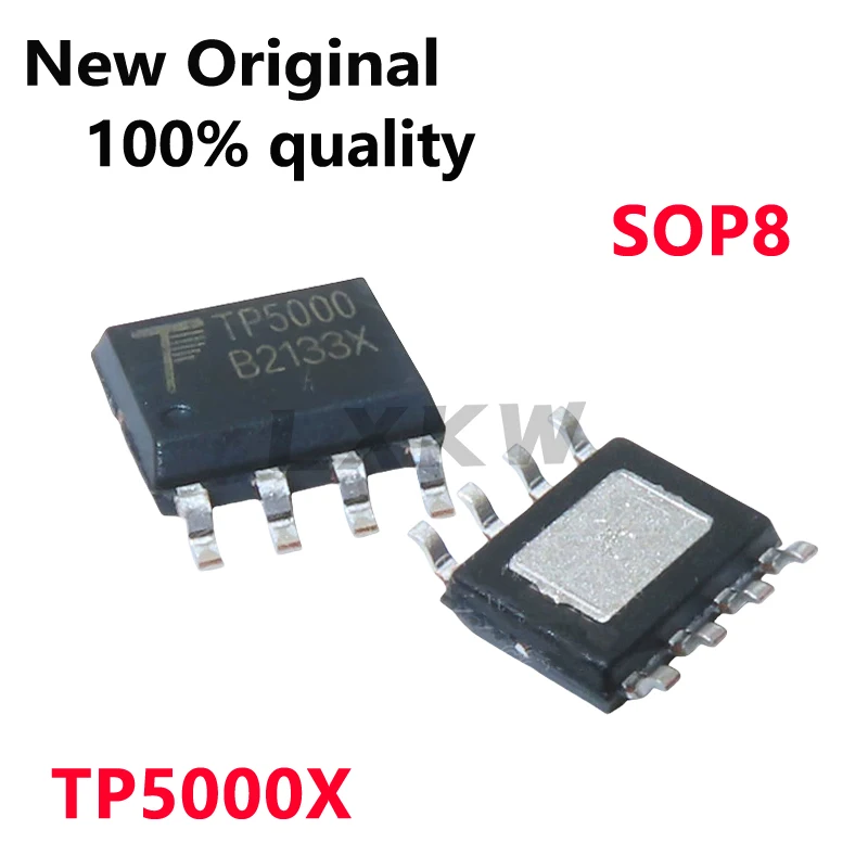 10-100/PCS New Original TP5000 TP5000X SOP8 2A switching step-down lithium battery charging chip In Stock