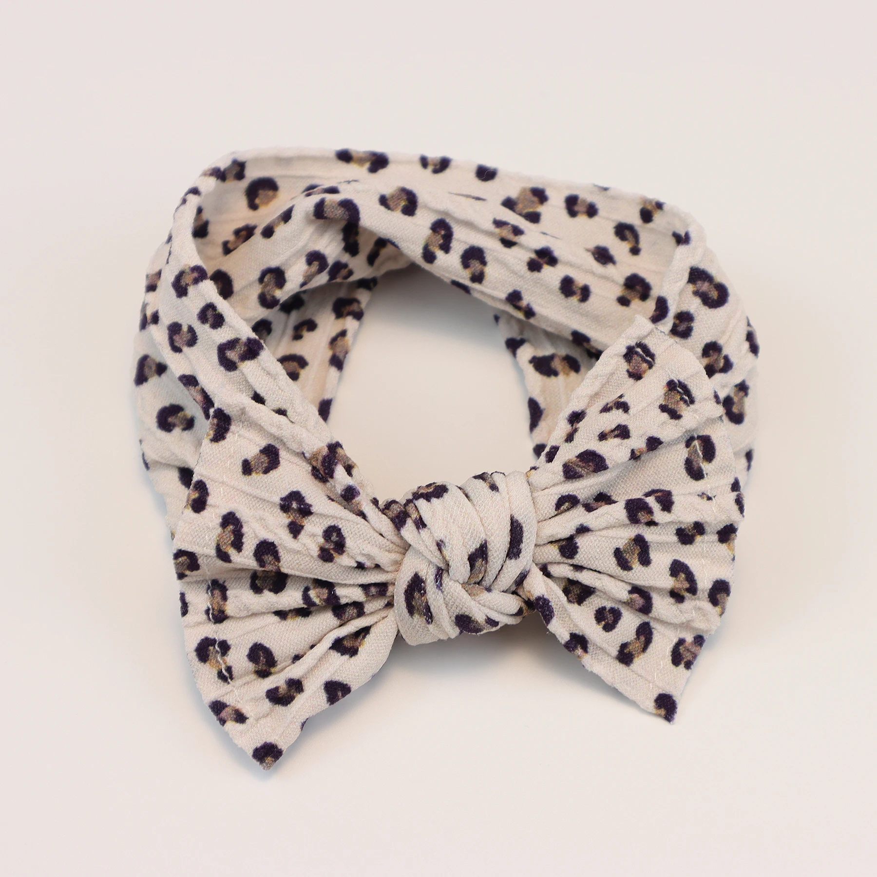 5er-Set Baby-Mädchen-Stirnbänder, Baby-Schleifenstirnbänder, Neugeborenen-Geschenk, elastische Haarbänder, Kinder-Turban, Baby-Haar-Accessoires – Detail 2