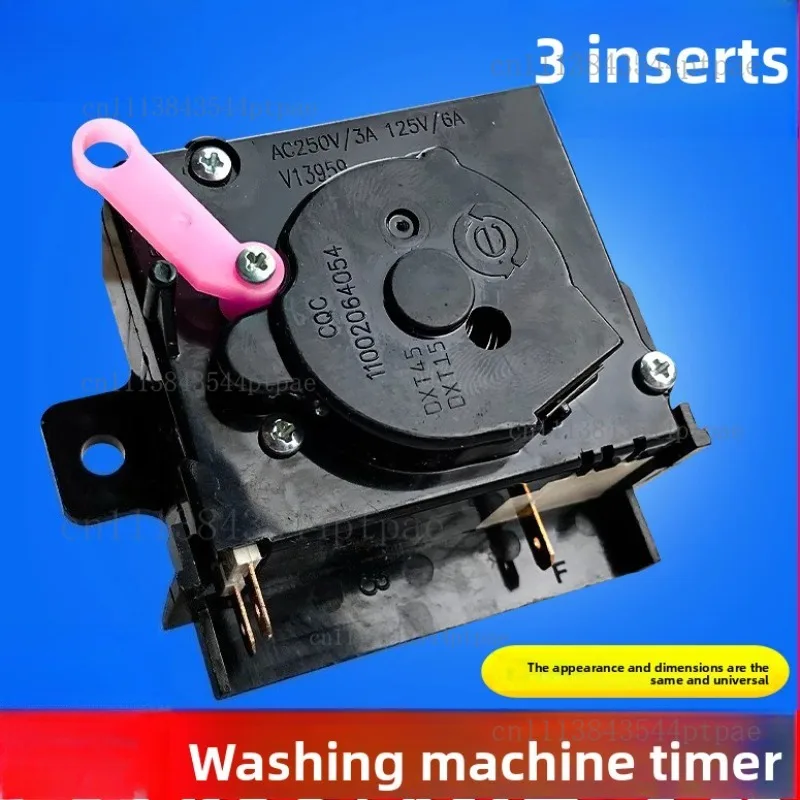 2-pack Semi-automatic Washing Machine Timer with 3-prong Plug and 15-minute Timer