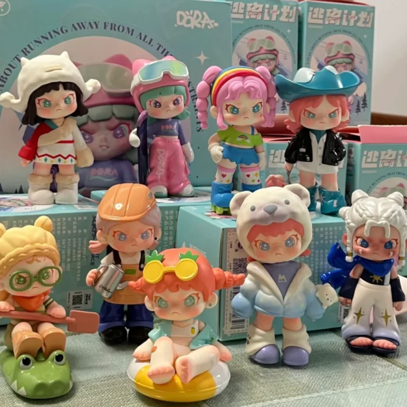 

Genuine Dora 4th Generation Escape Plan Series Blind Box Action Figure Trendy Collectible Ornament Toy Doll Gift Mysterious Box