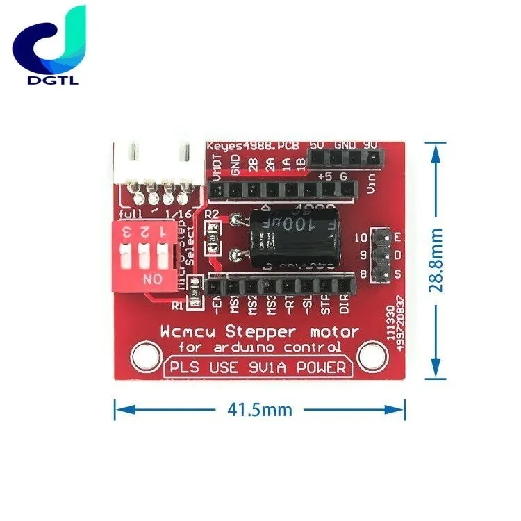 42 Papan Ekspansi Driver Motor Stepper DRV8825 A4988 Modul Pelindung Kontrol Printer 3D UNTUK Arduino untuk UNO R3 Ramps1.4 Kit DIY