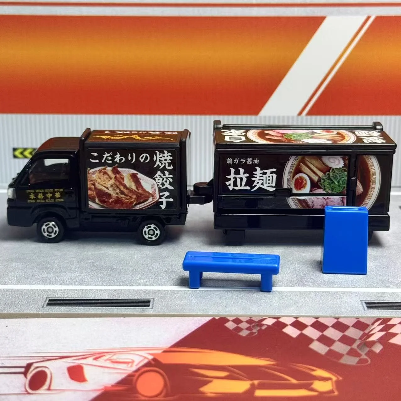 Takara tomy tomica longo tipo no.142 subaru sambar cozinha reboque liga carro diecast modelo réplica série crianças presentes menino brinquedos
