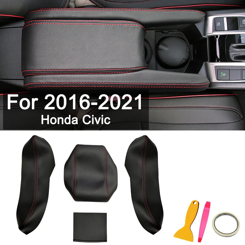 

Custom Armrest Box Cover for Honda 10th Gen Civic 2016-2021 - Specialized Car Armrest Protector, Premium Interior Accessories