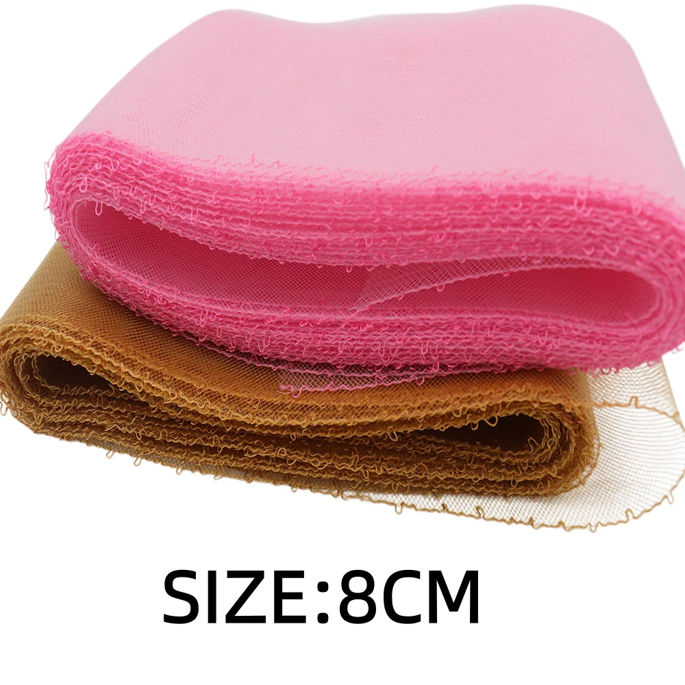 50yard Stiff Polyester Horsehair Crinoline Mesh Braid Transparent Boning Sewing Trim For Wedding Dress Dance Formal Dress Skirt