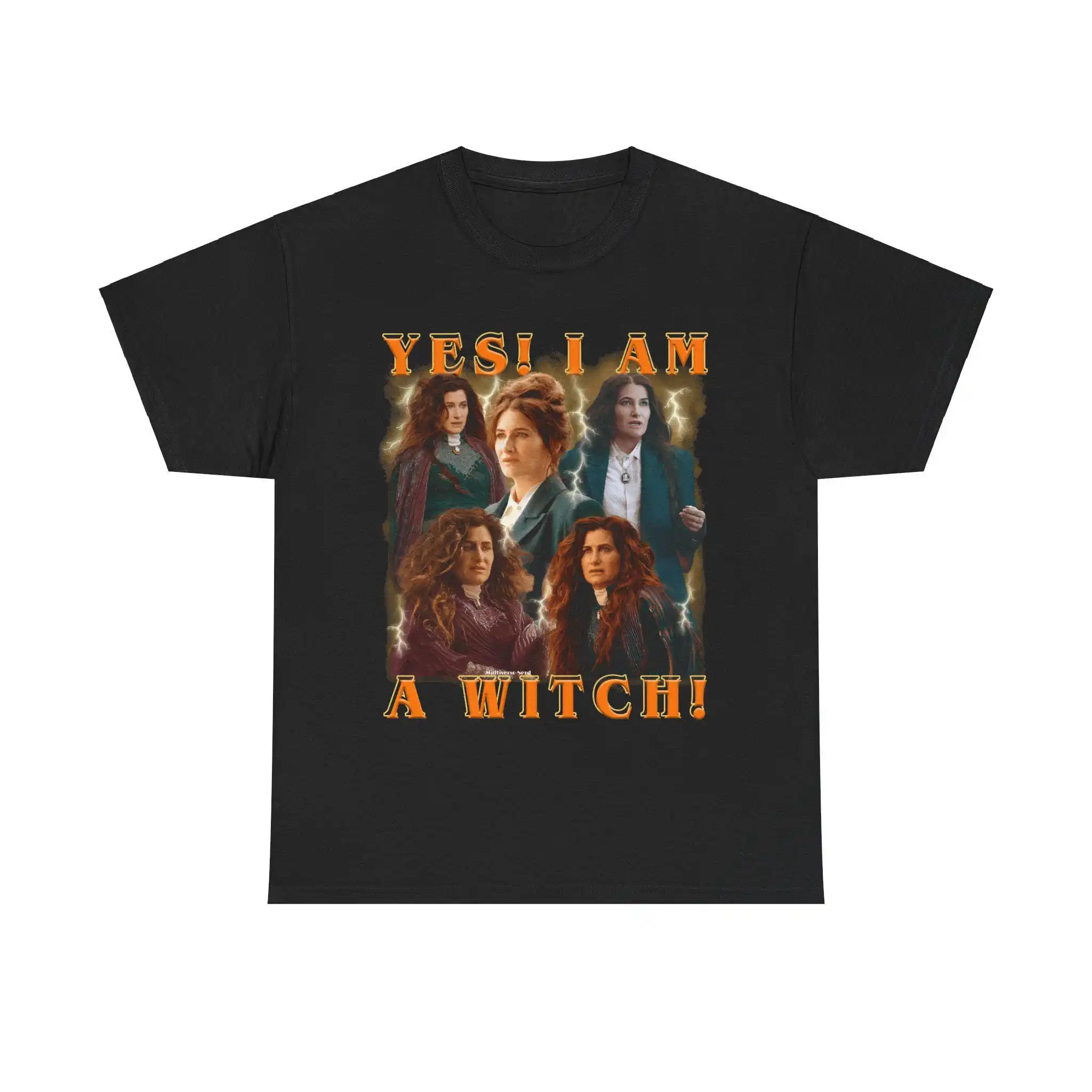 Yes I Am A Witch Kathryn Hahn Agatha Harkness All Along Retro Vintage Raptee Shirt