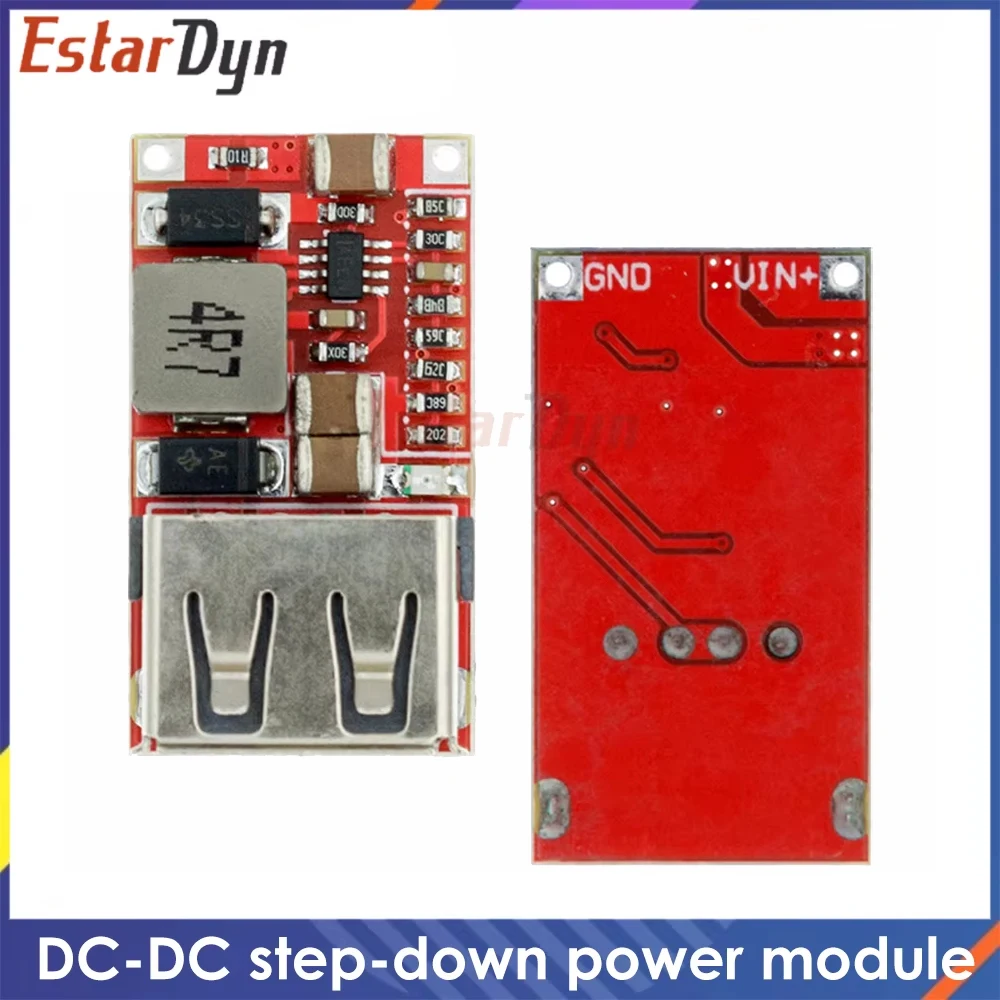 6-24V to 5V 3A USB Buck Converter DC-DC Step Down Module Car Charger Power Supply for Phone QC3.0 97.5% Efficiency