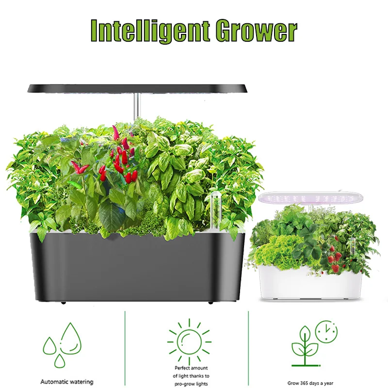 

Growing Lamps Hydroponic Growing Systems with Led Grow Light Non-toxic Soilless Smart Planting Machine Indoor Gardening