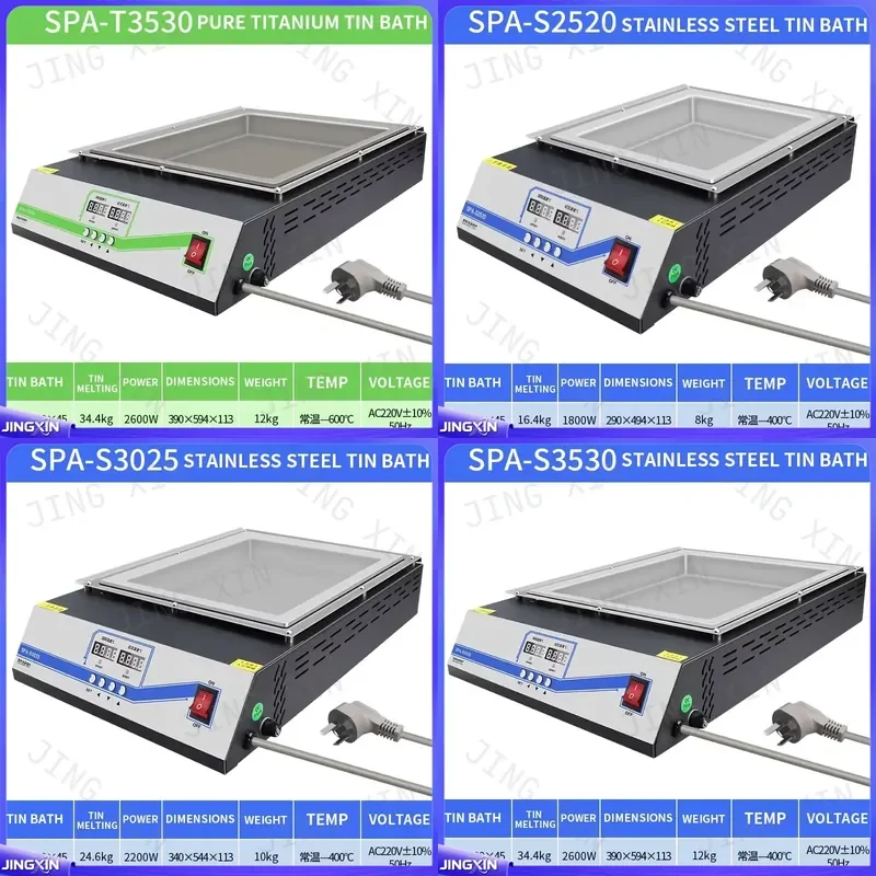 Custom for Desktop Dip Welding Machine Solder Pot Tin Furnace Rectangular Connector High Power Lead Free Hot Tin Tool