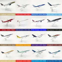 Boeing 737 Hainan Airlines 16cm Solid Alloy Aircraft Model Hainan Airlines Passenger Aircraft Model with Bracket Kids Toys Boys