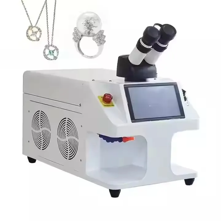 Mini 100W 200W Desktop Jewelry Laser Welder for Gold Silver Jewelry Repair Laser Welding Equipment for Metals