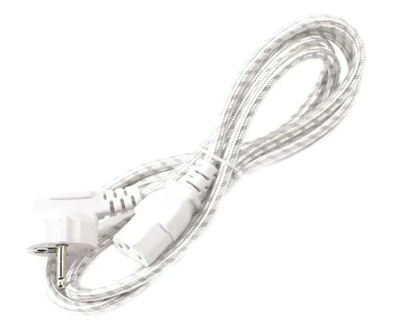 POWERMASTER C7 POWER CABLE BRAIDED WHITE 1.5MT 1. QUALITY