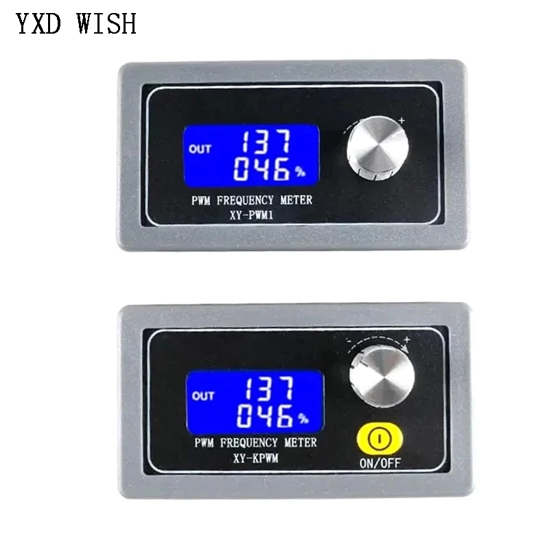 XY-PWM Signal Generator 1 Channel 1Hz-150KHz PWM Signal Generator Pulse Frequency Duty Cycle Adjustable Module LCD Display