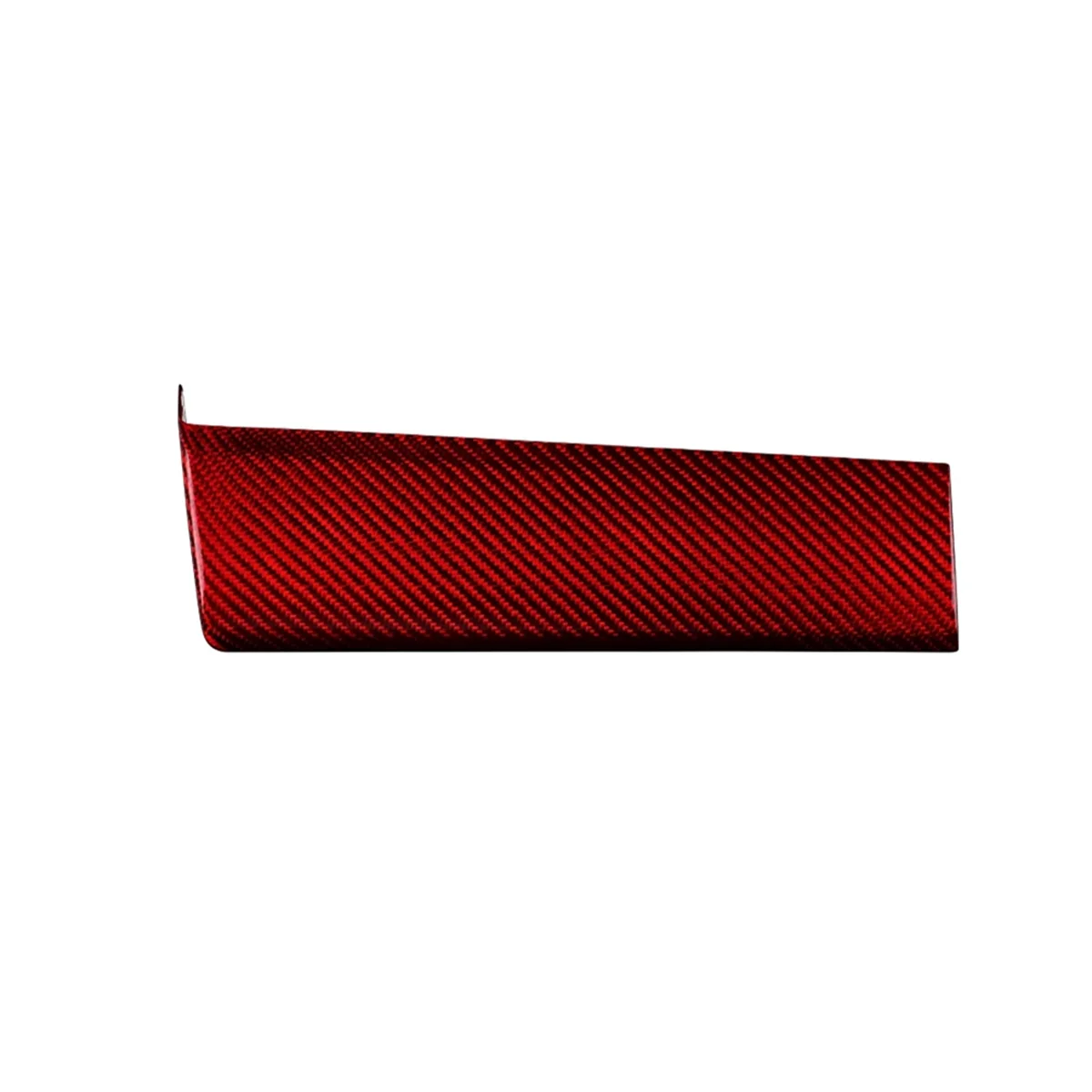 Real Hard Carbon Fiber Sticker for Subaru Crosstrek 2024 Impreza 2024 WRX 2022 2023 Car Driver Left Trim Red