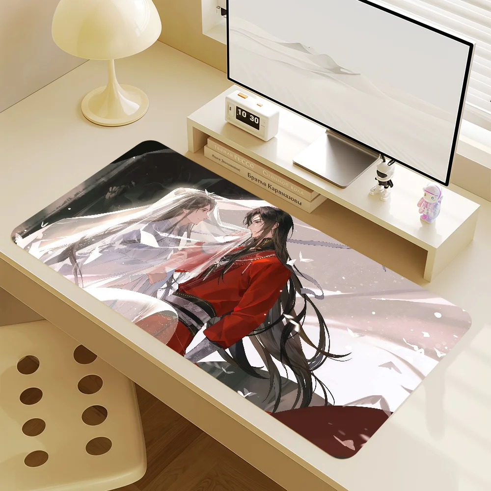 H-Heaven Mouse Xianxia Pad MousePad Non-slip Lockedge Online Office Student Gaming Thickened Blessing Large Writing Pad Cushion