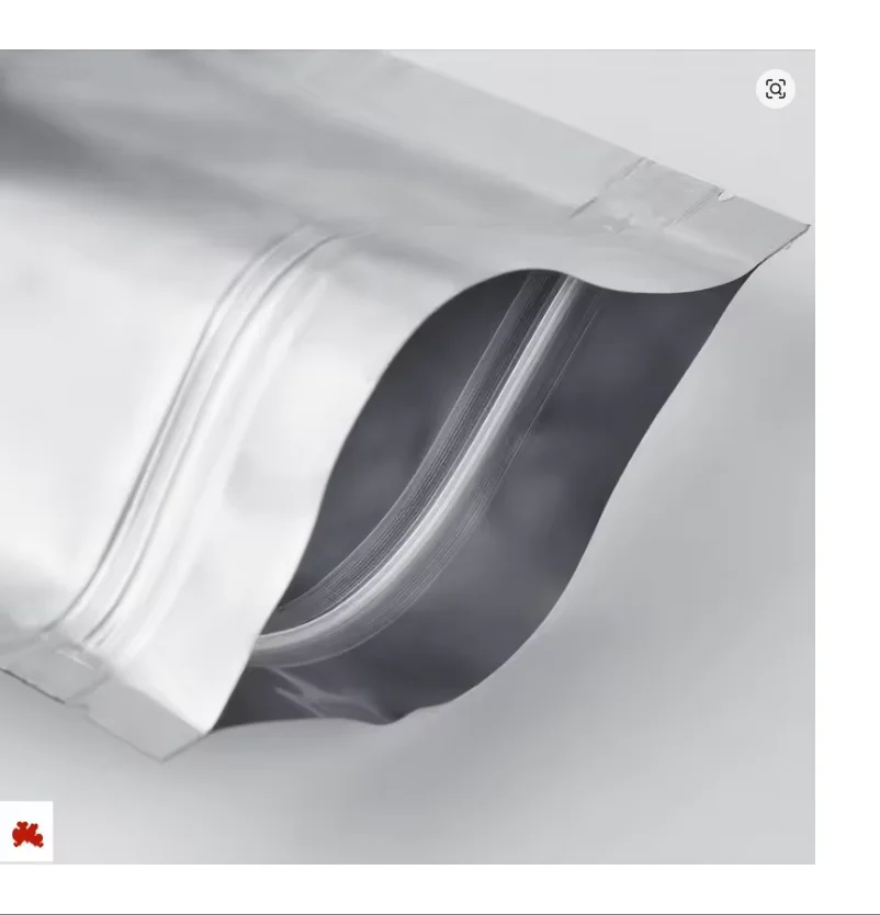Aluminum Foil Laminating Packaging Zip Lock Food Mylar Bags Medical Snacks Coffee Smell Proof Package Heat Seal Reclosable Pouch