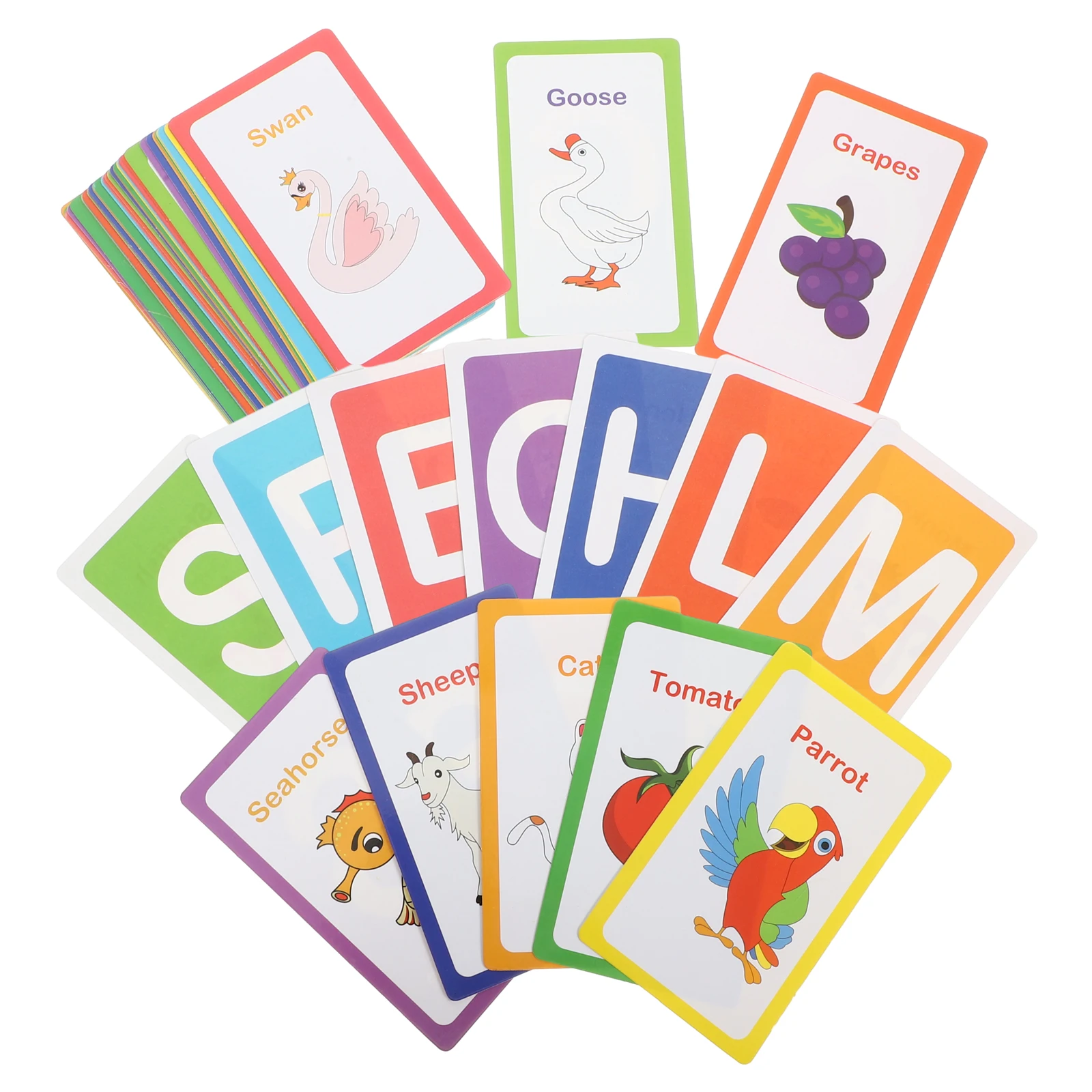 Alphabet Cards Flash Kindergarten Sight Word Kids Early Learning Flashcards Toys Infant Toddler