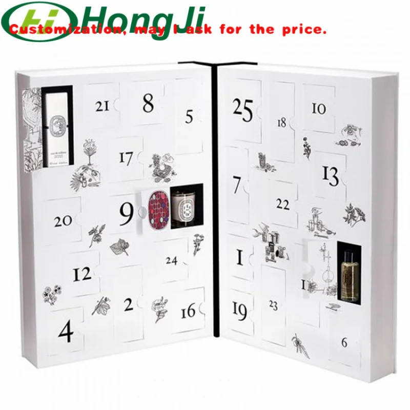 

на заказ. Китайские поставщики, индивидуальный дизайн, упаковочная коробка, адвент-календарь с