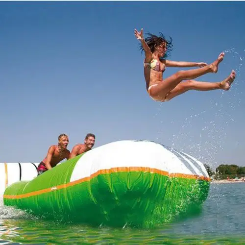 Custom Inflatable Water Jump Pillow Bag for Outdoor Park Ejection Game and Water Fun