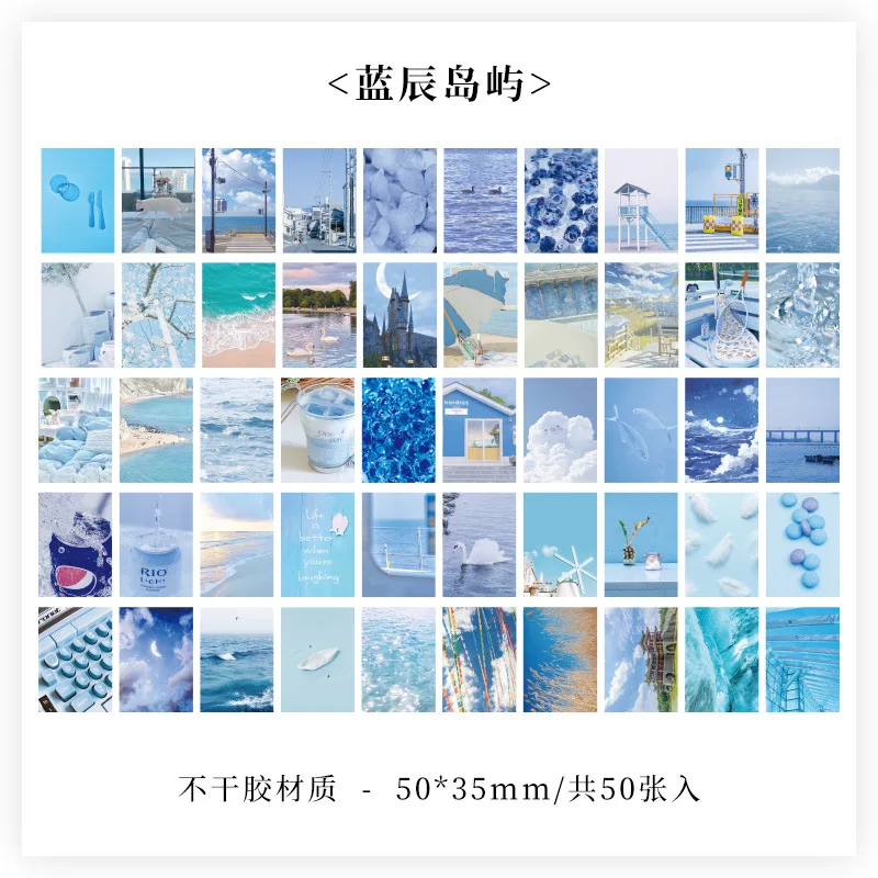50 STKS Creatieve decoratieve stickers Boekcadeaustickers Dagboekposter Esthetiek Tijdschrift Diy Stickers Studentenstickers