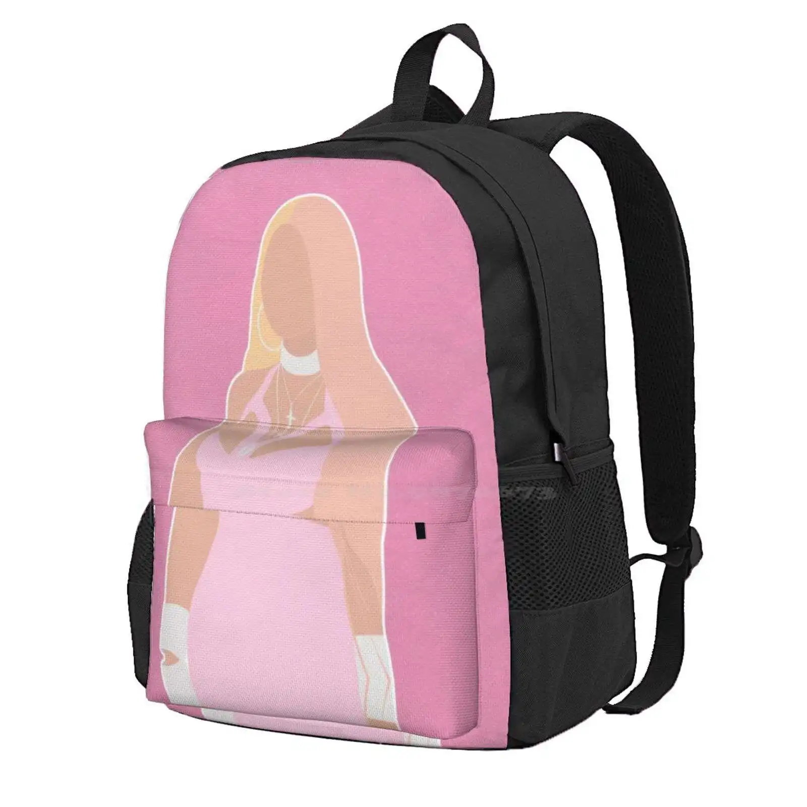 Nicki Minaj Hot Sale Schoolbag Backpack Fashion Bags Rapper Rap Art Nicki Minaj Art Hip Hop