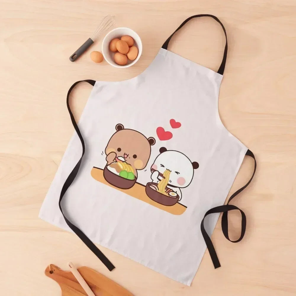 

cute cartoon bears Apron kitchen girl Womens Dresses christmas bib Apron