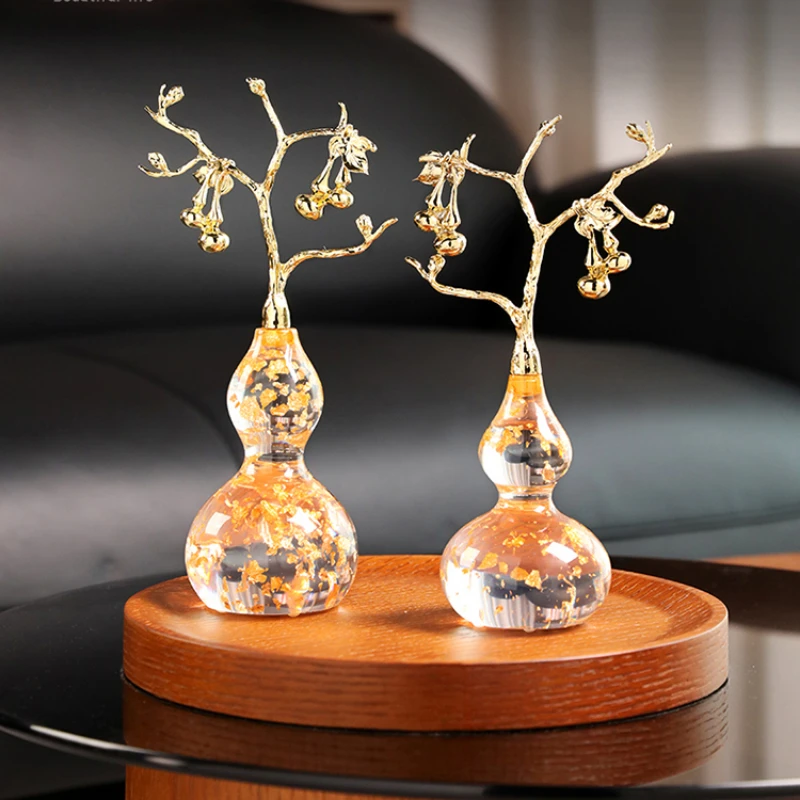 Light luxury Fulu double gourd living room ornaments into the entrance