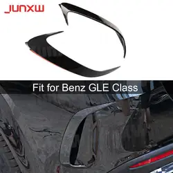 Rear Bumper Fog Lamp Fins Vent Trims Decoration for Benz GLE Class W167 350 450 GLE53 AMG Sport SUV 2020 + Rear Bumper Canards