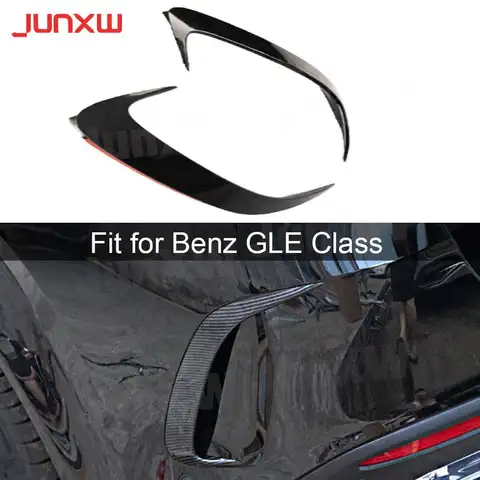 벤츠 GLE 클래스 W167 350 450 GLE53 AMG 스포츠 SUV 2020 및 리어 범퍼 카나드용 후면 범퍼 안개등 핀 벤트 트림 장식