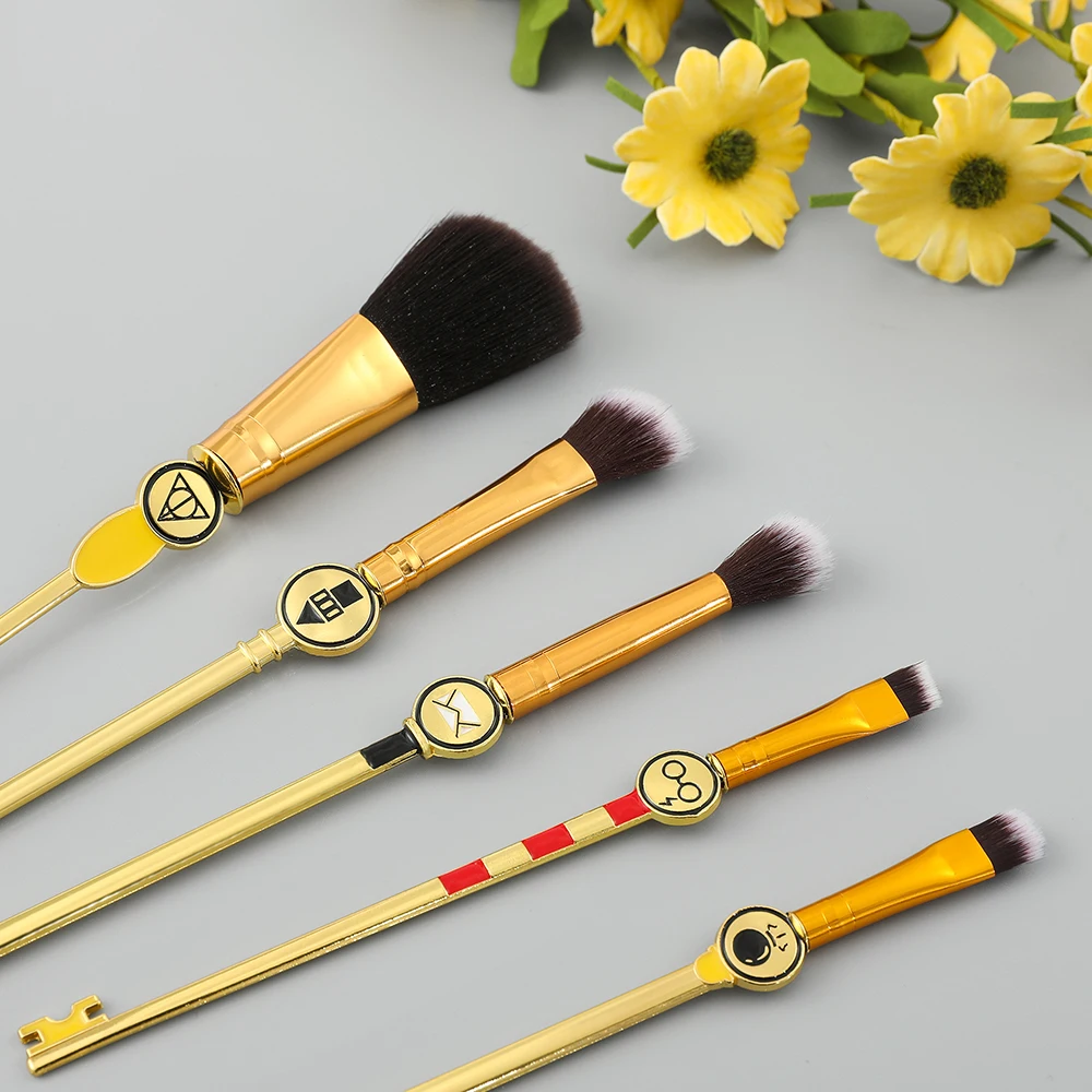 Harry Potter Horcrux Makeup Brushes Set Eye Shadow Foundation Women Cosmetic Brush Eyeshadow Blush Powder Blending Beauty Tool