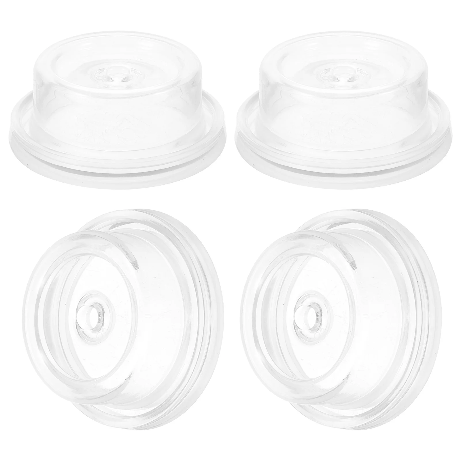 4 قطعة ملحقات الرضاعة الطبيعية من السيليكون أكواب تخزين الحليب المقاومة للتسرب سهلة الحمل لمستلزمات التمريض الجديدة #2