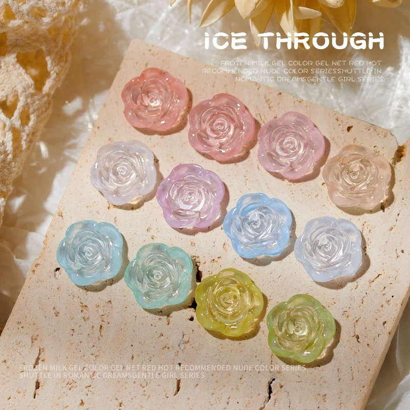 Verhéritage à ongles gel transparent, 12 couleurs, rose, bleu, translucide, soak off UV, kit pour salon, maison