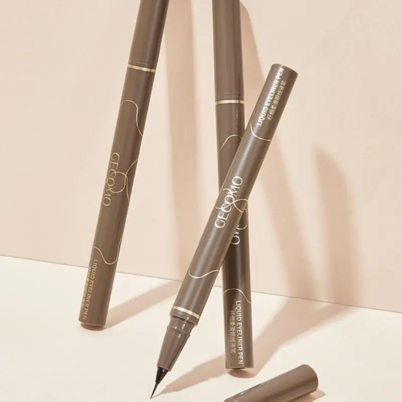 Eyeliner liquido super sottile da 0,01 mm, impermeabile, ad asciugatura rapida, resistente al sudore, a lunga durata, senza sbavature, strumento per il trucco degli occhi del baco da seta