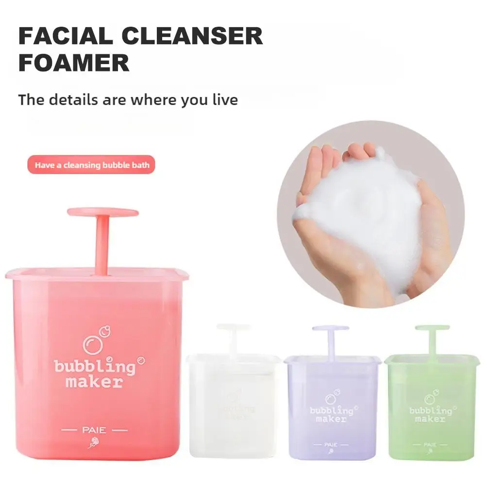 Cleanser Foamer Schuimende Schoon Tool Bad Shampoo Bubble Badkamer Zeep Apparaat Schuim Maker Foamer Dispenser Herbruikbare D2g4