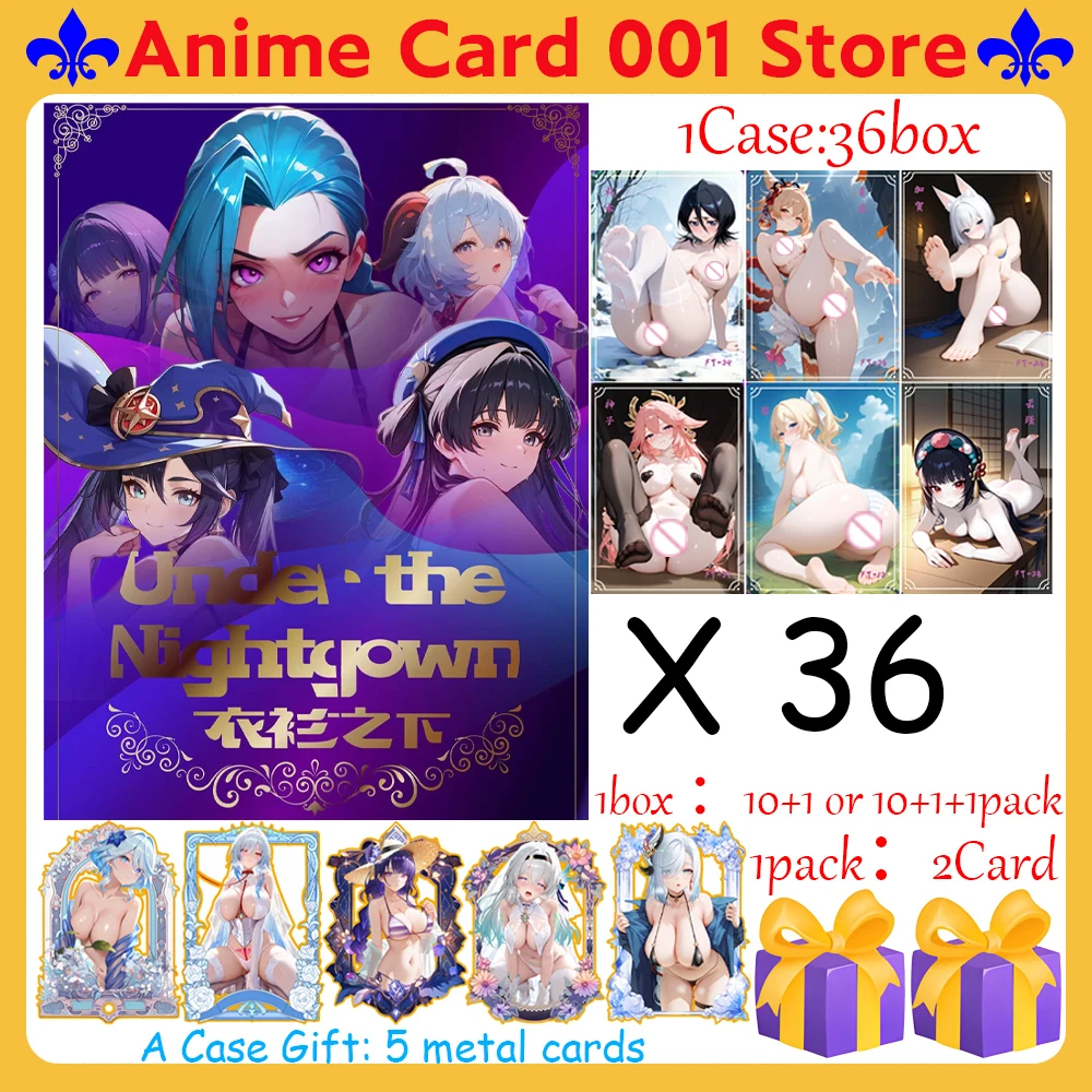 

New Yisiqidan series Goddess Story Collection Cards Anime Game Cards Toys For Family Christmas toy Gift Card box