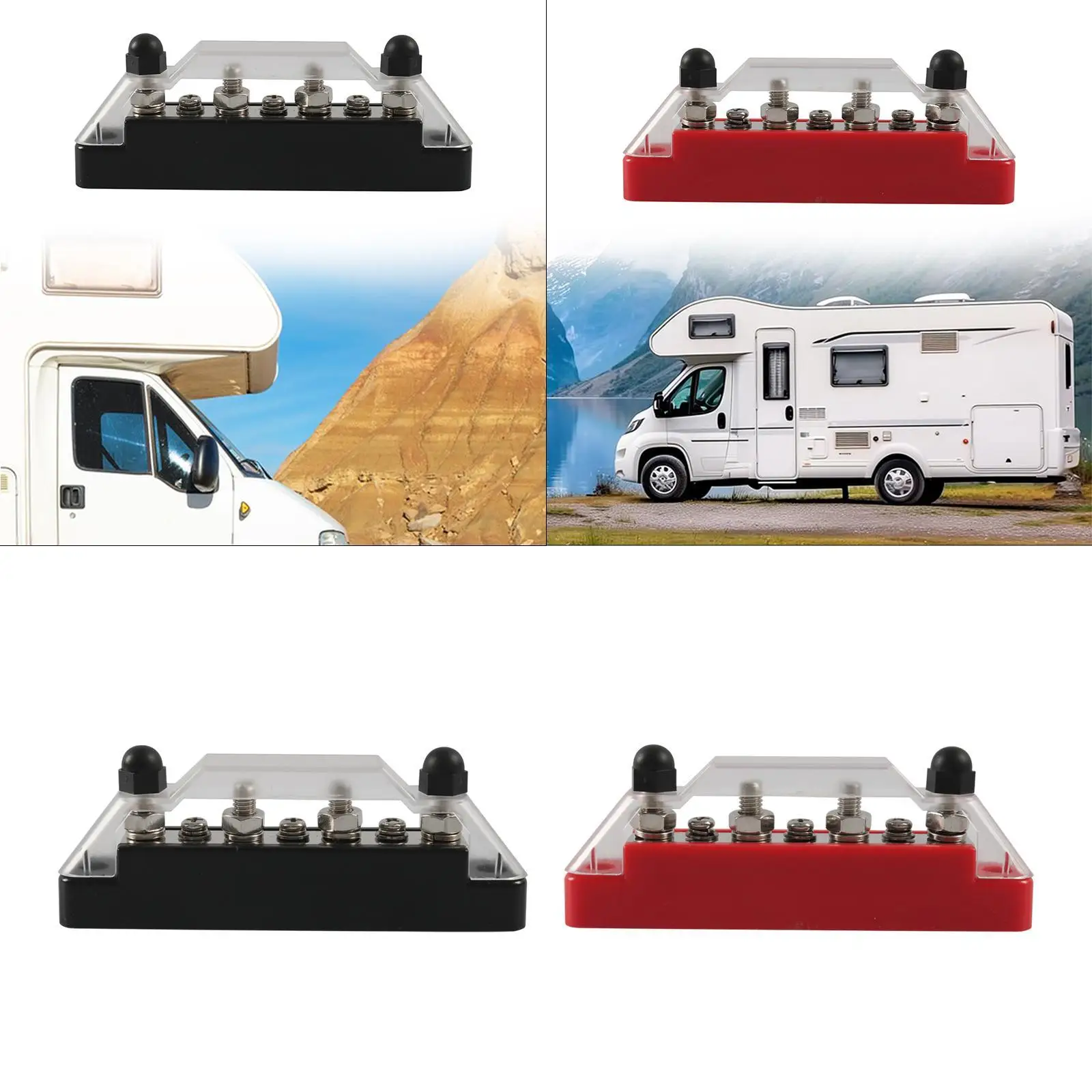 

Морской клеммный блок распределения электроэнергии, огнестойкая медная шина, простая установка для лодки, яхты, автофургона