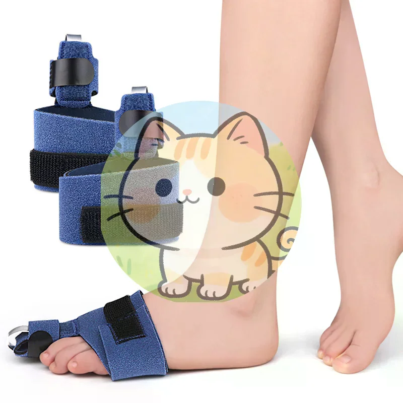 *1Pc Toe Corrector Toe Fracture Fixator Orthotics Foot Bone Thumb Adjuster Correction Soft Pedicure Socks Bunion Straightener