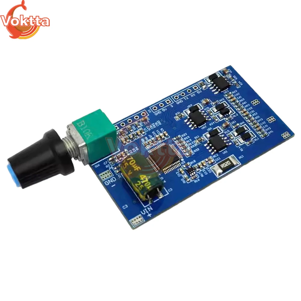 12V 24V Brushless DC Motor Driver Controller Board DC 12-30V 10A Hall Motor Controller Speed Regulator ESC Module Knob Governor