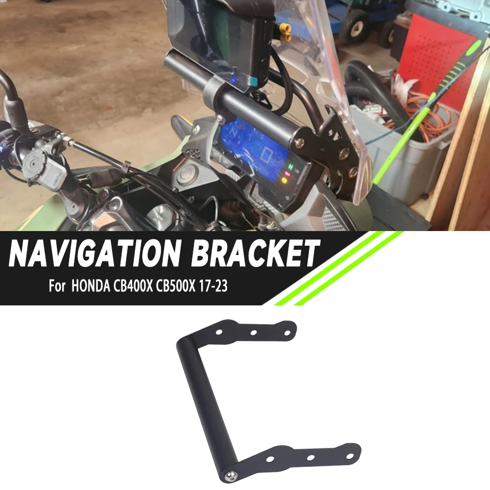 

Motorcycle SMART Phone GPS Navigation Plate Bracket Handlebar Adapt Holder for Honda CB500X CB 500X CB500 500 X 2015 - 2022 2023