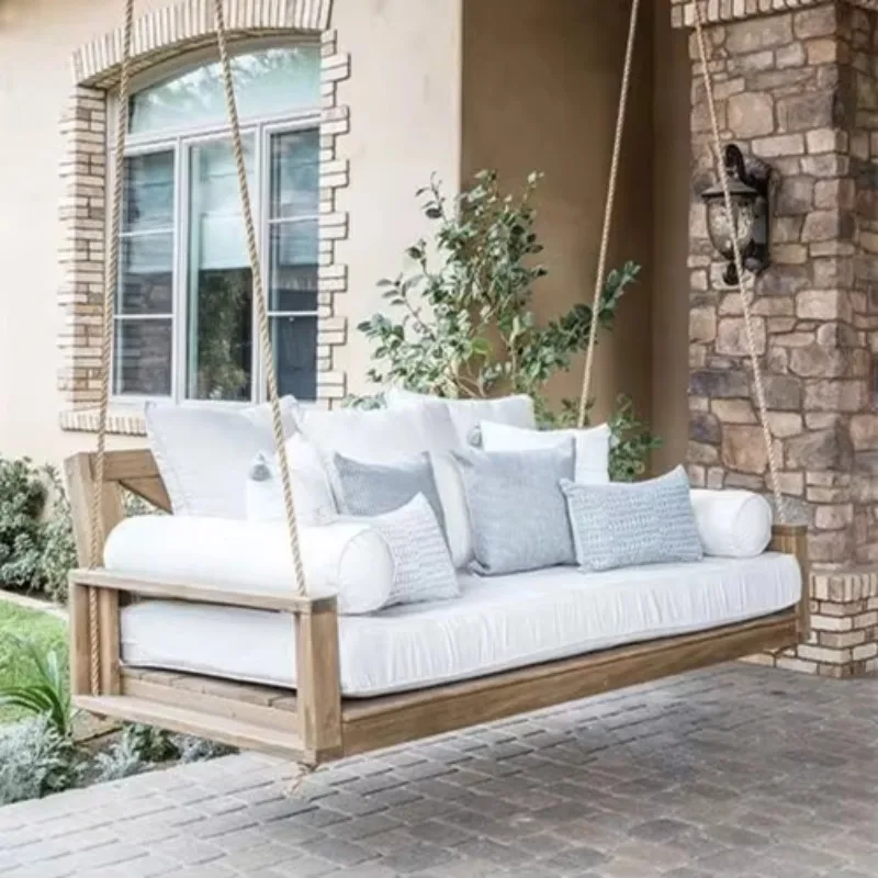 

Modern Factory Rope Garden Furniture Hammock Aluminum Aluminum Frame Swing Outdoor Hanging Bed
